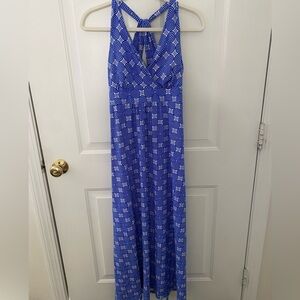 Long comfy dress with a gorgeous designed back